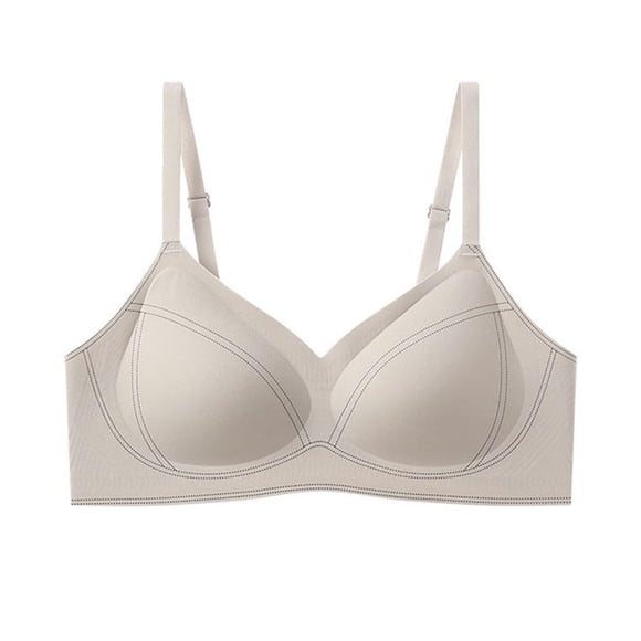 Full Coverage Wireless T Shirt Bra for Allday Comfort with Superior Support Seamless Underwear for Large in Everyday Home Wear