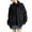 Black, variant on Fall Saving! srobpty Women's Long Sleeve Windbreaker Jacket, Women's Fashion Solid Color Long Sleeve Pocket Zipper Outdoor Waterproof Rain Jackets Windbreaker Coat Gold, L