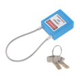 thumbnail image 1 of koolsoo Cadenas Verrouillable avec Clé, Serrure Cylindre Standard 6 Broches Bleu, 1 of 1
