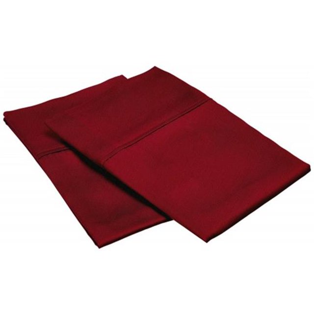 Superior MO300SDPC SLBG 300 Standard Pillow Cases, Modal Solid - Burgundy