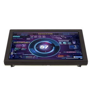 5in IPS Moniteur informatique Temp, PC Affichage du panneau de détection, PC CPU Affichage de la température de l'ordinateur de moniteur de données USB Mini Écran, pour RPi
