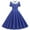 Dark Blue, variant on Bigersell Wedding Dresses for Women Fashion Womens A Line Flare Vintage Dress Bow Knot Prom Swing Short Sleeve Polka Dot Printed Party Dress Women's Plus Ball Gown Dresses, Style 23419, Pink M