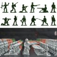 thumbnail image 1 of Ensemble de 300 Pcs de Modèles de Soldats Mini Figurines d'Armée Réalistes en Plastique Modèle d'Homme d'Armée, 1 of 10