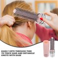 thumbnail image 2 of 2 Pcs Brosse à Cheveux Bouclés Humide et Sèche à Double Usage Brosse à Cheveux Portable Ronde Brosse de Coiffure pour Voyage, 2 of 8