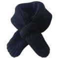 thumbnail image 1 of Knitted Scarf Solid Color All Match Warmer Scarf Toddler Winter Scarf for Kids, 1 of 10