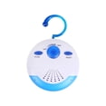 thumbnail image 1 of JilgTeok 1 Paquet Radio de Douche Portable avec AM/FM, Haut-Parleur Intégré, Autonomie de 12 Heures, Conception Résistante à l'Eau pour Salle de Bain, Extérieur et Voyage, 1 of 8