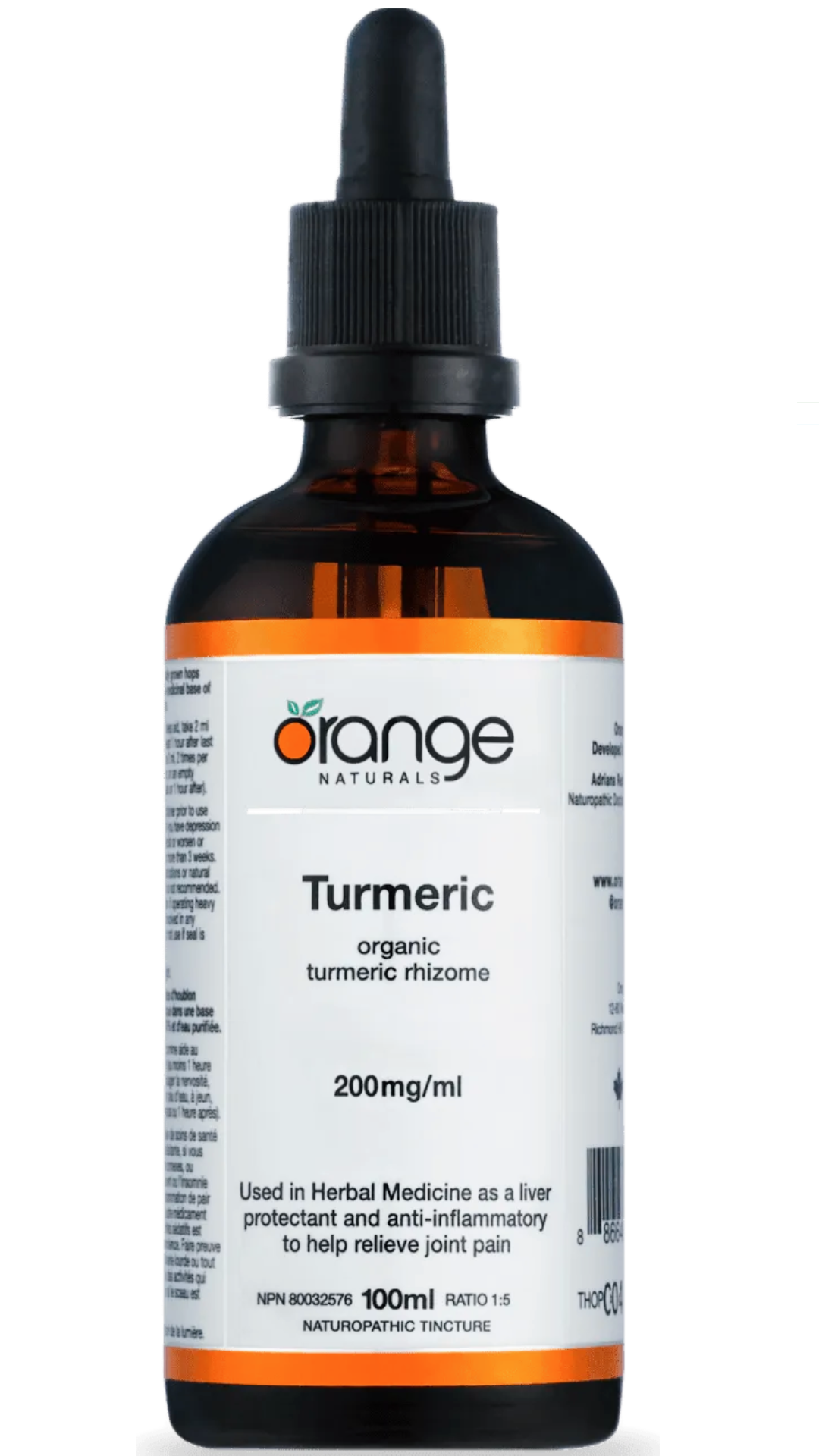 Orange Naturals Teinture de Curcuma 100ml