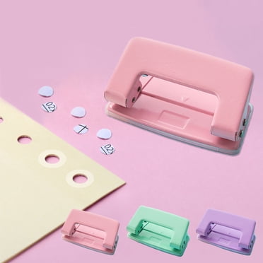 Sentmoon Paper Punch Mini Small Hole Punch 8 Sheet Paper Punch Capacity Multi-Hole Punch Compact And Portable Size Suitable For Office Use Or Gifts For Students Todays Deals Clearance Sales
