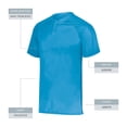 thumbnail image 2 of Augusta sportswear Men's Attain Wicking Two Button Baseball Jersey, 2 of 5