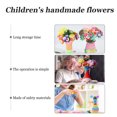 thumbnail image 3 of MasteelfCA 2 Sets Flower Craft Handmade Kit Kid Vase Art Toy DIY Activity Gift Crafts, 3 of 8