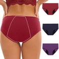 thumbnail image 2 of Erwazi Culottes Hipster Sans Coutures pour Femmes, Culottes Invisibles, Slip Doux Extensible, Bikini, Lot de 3, 2 of 9