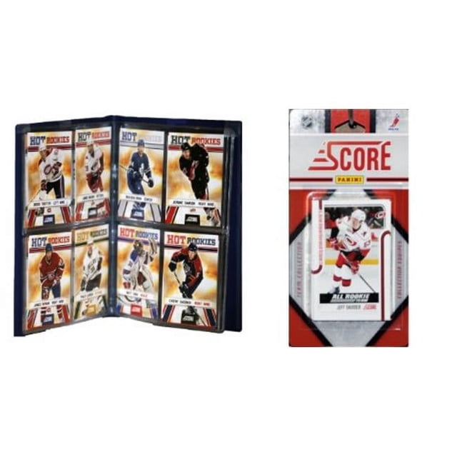 C & I Collectables 2011HURRTS NHL Carolina Hurricanes Licensed 2011 Score Team Set and Storage Album