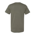 thumbnail image 2 of Bella Canvas Mens Jersey V-Neck Tee, S, Military Green, 2 of 2