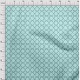 thumbnail image 3 of oneOone Organic Cotton Poplin Twill Fabric Quatrefoil Block Print Fabric BTY 42 Inch Wide, 3 of 4