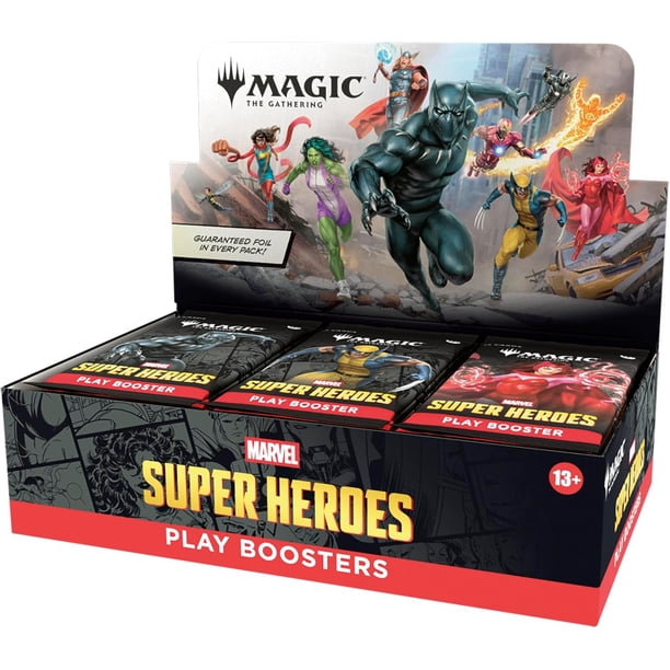 MTG Marvel Super Heroes コレクター・ブースター 5パック Magic The Gathering Marvel Super Heroes Play Booster Box - Walmart.ca