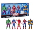 thumbnail image 3 of Marvel 6-Inch (15 CM) Hulk, Captain America, Iron Man, Spider-Man, & Black Panther Action Figure 5-Pack, 3 of 4