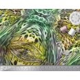 thumbnail image 2 of Soimoi Velvet Fabric Leopard & Snake Animal Skin Print Fabric by Yard 58 Inch Wide, 2 of 2