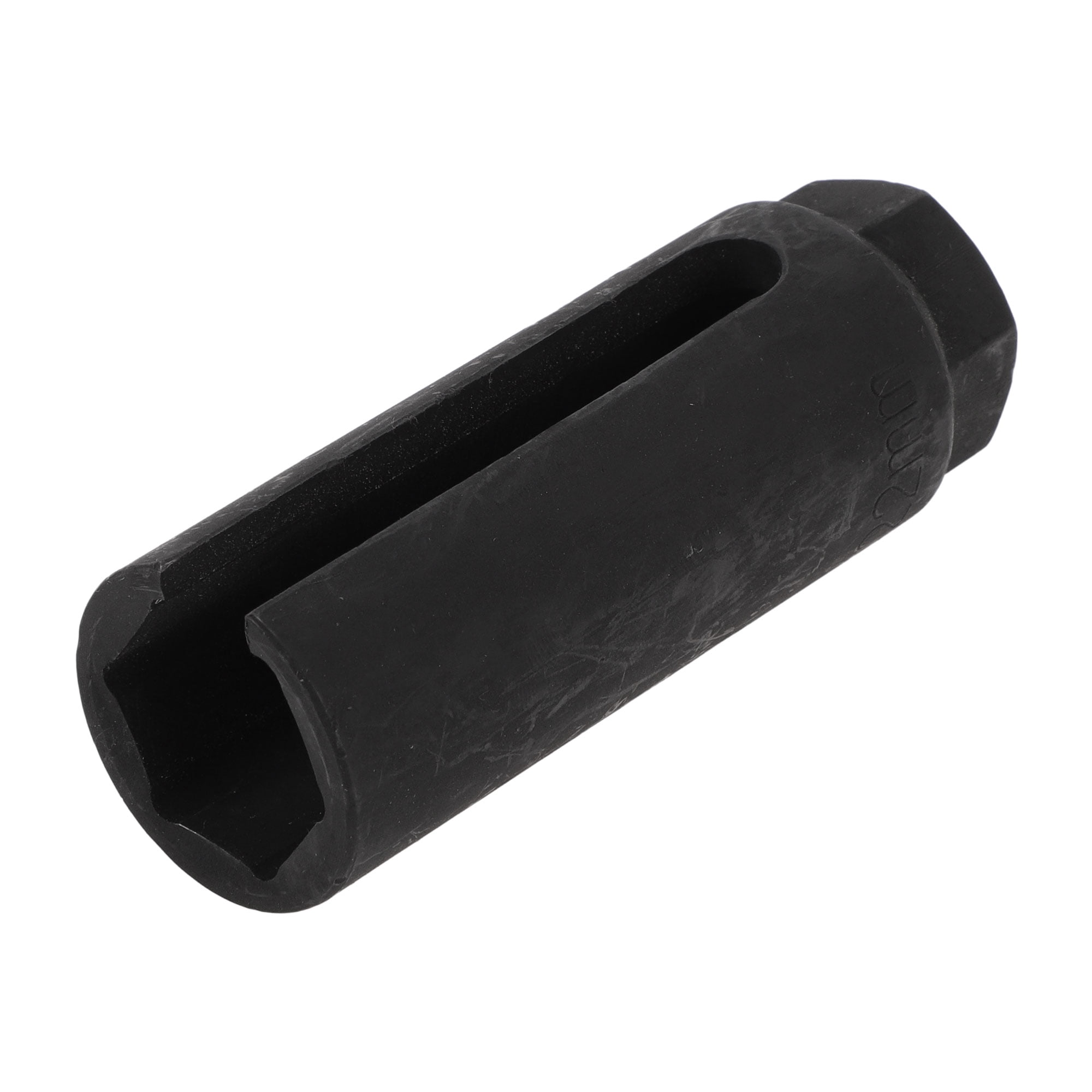 Unique Bargains Oxygen Sensor Socket O2 Sensor Removal Tool with Side Wire Cutout Chrome Vanadium Steel 90mm 1 Pcs Black 6 Point 22mm/0.87" 1/2inch