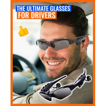 SpecsSmart - Smart Bluetooth-Compatible Wireless Sunglasses (Black)