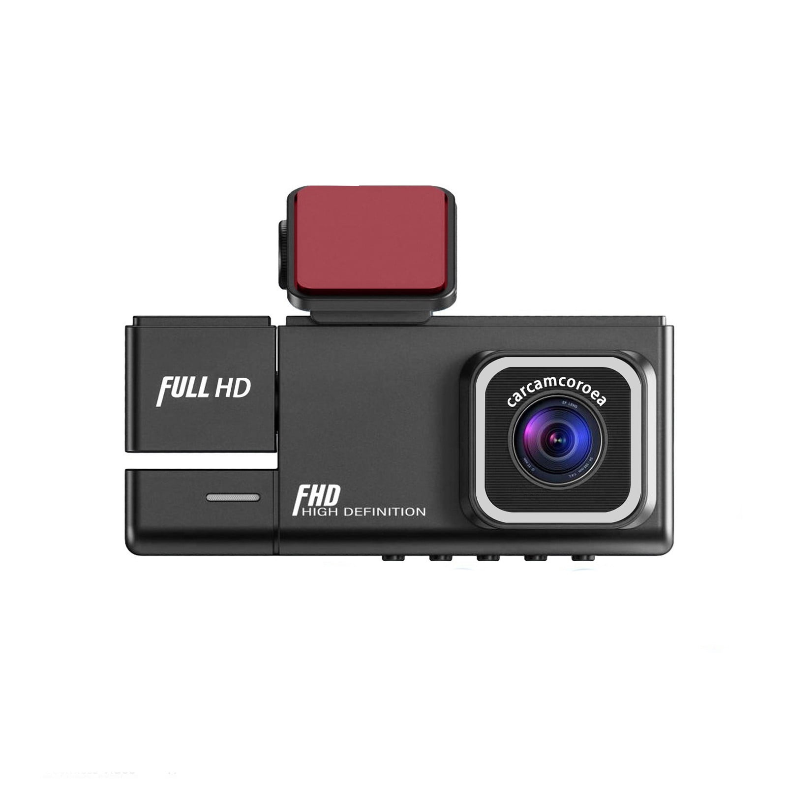Car Dash Cam 2-Inch Display Screen High-Definition 1080p Driving Recorder with Three Lenses Displaying The Same Parking Monitoring Loop Recording and Reverse Image In Car Dv