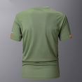 thumbnail image 4 of Mens Gym T-Shirts Summer Athletic Quick Drying Workout Top Compression Fit Short Sleeve Crew Neck Running Basketball Shirt, 4 of 4
