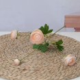thumbnail image 1 of KUIZAP 60cm 5 Heads Artificial Ranunculus Flowers Floral Faux Peony Bouquet Wedding Home Decoration Simulation Artificial Flowers(Champagne), 1 of 7