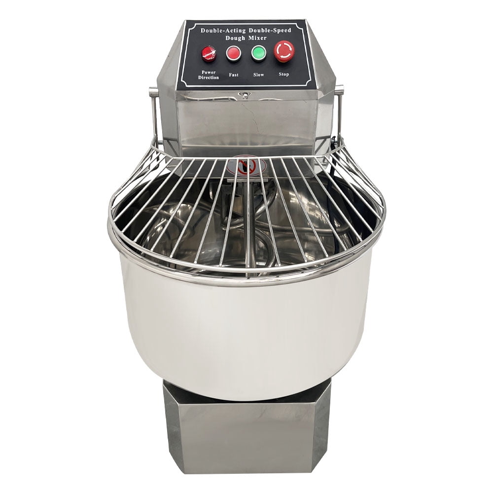 40L Commercial Double Action Double Speed Dough Mixer Stainless Steel 110V
