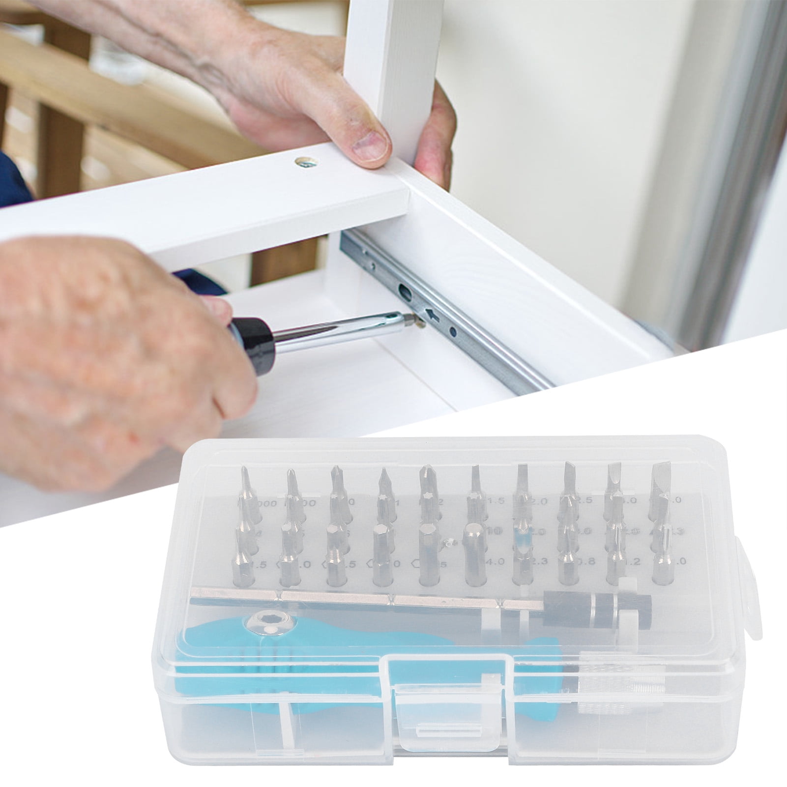 45 Steel Screwdriver, Screwdriver Sets Slot Screwdriver Small Screwdriver Set Home Repair Hardware Tools  for Repair the Computer for Repair Circuit Boards