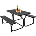 thumbnail image 4 of Costway Picnic Table Bench Set Outdoor Backyard Patio Garden Party Dining All Weather, 4 of 8