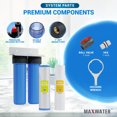 thumbnail image 4 of Max Water 2 Stage (Sediment, Odor & Improving Taste) 20-inch Water Filtration System for Whole House, 4 of 6