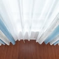 thumbnail image 4 of SDNall Leaves Sheer Curtain Tulle Window Voile Drape Valance 1 Panel Fabric, 4 of 9