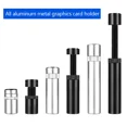 thumbnail image 3 of Adjustable Computer Case Graphics Card Holder Aluminum Magnetic 3070 Video Card RTX4090 GPU Support 27-120mm Scalable Bracket Black S, 3 of 6