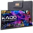 thumbnail image 1 of Kado Portable Monitor 15.6-Inch FHD 1080p, 45W Reverse Charging USB-C mini-HDMI Gaming Monitor IPS Display Built-in Speakers, Second Display 180&deg;, 1 of 9