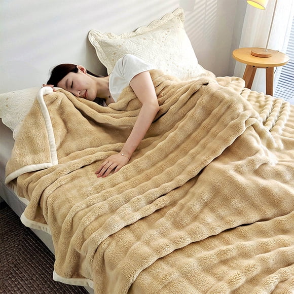 TopLLC Blanket Flannel Blanket Person Blanket Embroidered Knee Blanket Office Fleece Blanket Small Blanket 120x200cm a pendant