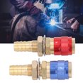 thumbnail image 4 of Water Cooled Gas Adapter Hose Fitting, Portable Quick Water Cooled Gas Adapter Quick Connection Abrasion Resistance  For PTA For MIG, 4 of 7