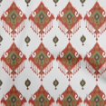 thumbnail image 1 of oneOone Polyester Spandex Maroon Fabric Asian Ikat Craft Projects Decor Fabric Printed By The Yard 56 Inch Wide, 1 of 4
