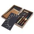 thumbnail image 3 of Ensemble de Stylos à Plume Style Affaires Rétro pour Étudiants, Stylo à Trempette, Trousse de Plume Créative, Fournitures de Correction d'Écriture, 3 of 8