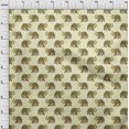 thumbnail image 3 of oneOone Cotton Flex Fabric Elephant Block Print Fabric By The Yard 40 Inch Wide, 3 of 4