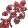 thumbnail image 3 of LOLIPPYY 2pcs Rhinestone Fringe Trim Strips For Clothing Accessories With Red Water Rhinestones For Casual Wear, 3 of 7