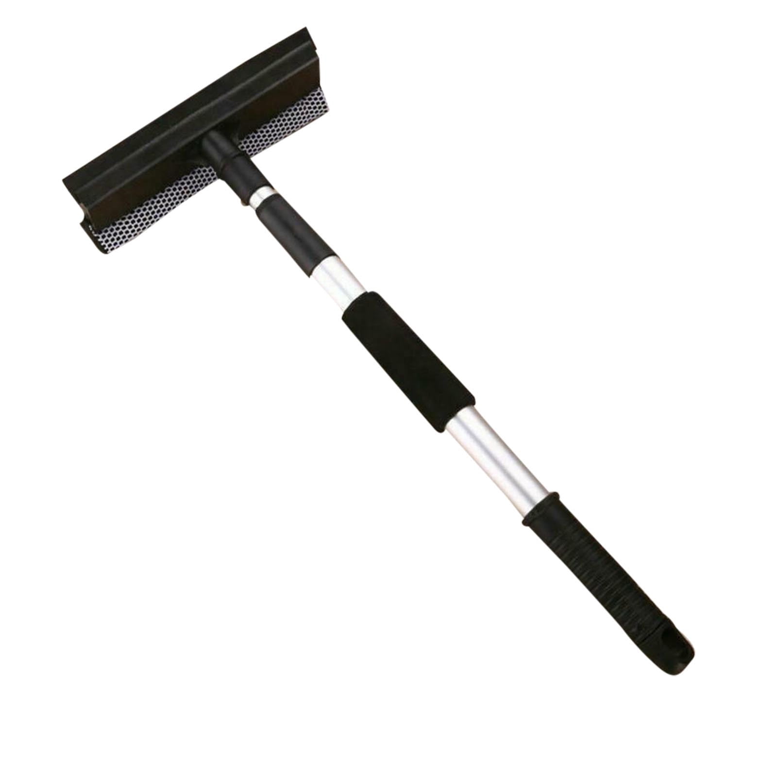 Squeegee for Window Cleaning Adjustable Extendable Rubber Window Cleaning Squeegee & Sponge for Windshield