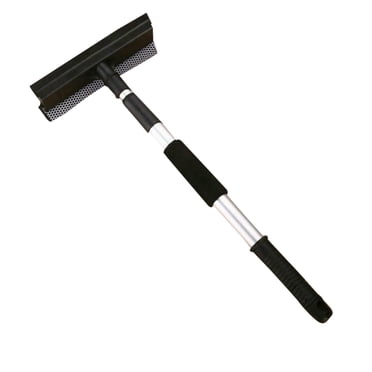 Squeegee for Window Cleaning Adjustable Extendable Rubber Window Cleaning Squeegee & Sponge for Windshield