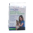 thumbnail image 1 of ClearQuest Disposable Doggie Diapers Dog Diaper Absorbant Sanitary - Bulk Packs Available (Large 10 Pack), 1 of 1