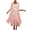 Pink, variant on Pisexur Maxi Dress for Women,Summer Casual Two Piece Set Wedding Guest Plus Size Elegant Floral Boho Beach Sundress