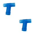 thumbnail image 1 of Decodeary Boire Boisson Tuba Peut Paille Acier Inoxydable Tuba Entonnoir Connecteur Bleu 2Set, 1 of 6