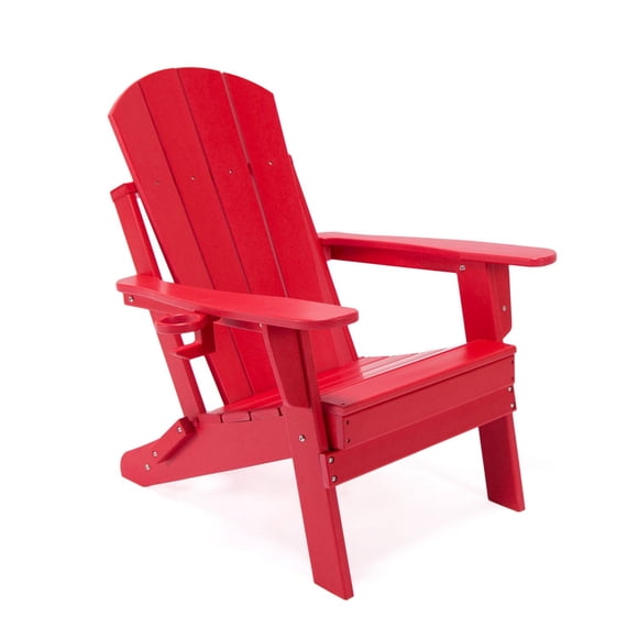 Lake Country Outdoors Chaise longue adirondack rouge