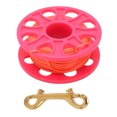 thumbnail image 2 of Diving Reel,  Flared Shape Finger Reel Fluorescent Orange Wire  for Cave Diving Orange,Black,,Yellow, 2 of 8