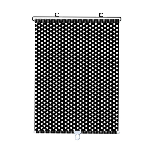veasfak Rideau Occultant Voiture Chambre Cuisine 45x125cm Pois Noirs