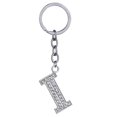 thumbnail image 1 of Porte-clés Design Strass A à Z Pendentif Porte-Clés pour Décoration de Sac à Main, 1 of 8