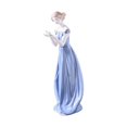 thumbnail image 4 of DOLITY Ceramic Girl Figurine Centerpiece Porcelain Lady Statue for Porch Desk Shelf B, 4 of 9