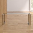 thumbnail image 3 of Plata Import, Glass Top Table, Metal Chrome. Table Ideal For Living Rooms, 3 of 3